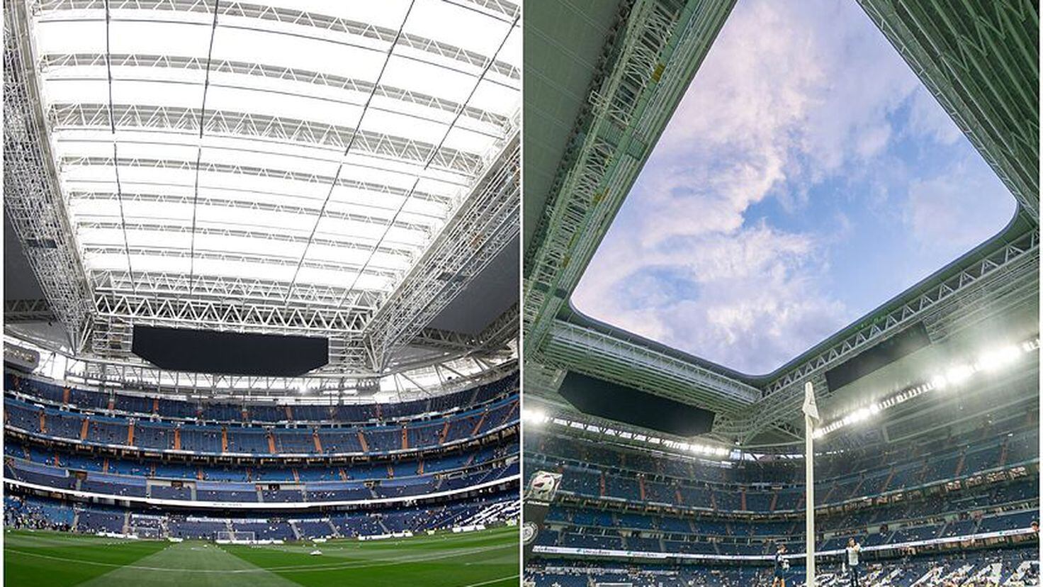 Cómo es un partido con el Bernabéu techado: Se siente mucho más el  ambiente y además hace menos frío