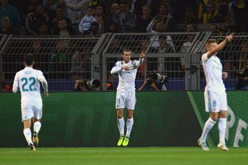 0-1. Gareth Bale celebró el primer gol.