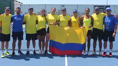 Equipo Colombia Colsanitas en la Billie Jean King Cup.