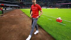 MEXICO CITY, MEXICO - MARCH 24: Gregg Berhalter coach of United States looks on before a match between Mexico and United States as part of Concacaf 2022 FIFA World Cup Qualifiers at Azteca Stadium on March 24, 2022 in Mexico City, Mexico. (Photo by Hector