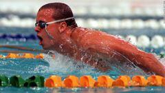 El nadador australiano Scott Miller, durante una competición
