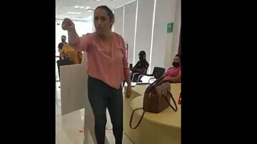 Surge “Lady DEA”, la mujer que gritó e insultó a los empleados de un banco