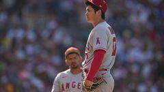 Shohei Ohtani struggled on the mound as the San Diego Padres blast the Los Angeles Angels ace off the mound in an 8-5 nailbiter on the Fourth of July.