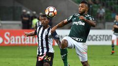 Miguel Borja en el partido entre Palmeiras y Alianza Lima por Copa Libertadores