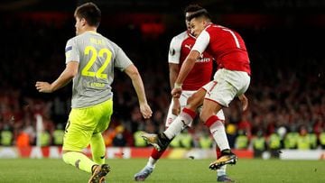 Arsenal 3-1 Colonia: Alexis guía el triunfo en la Europa League