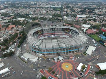 Así luce la cancha del Estadio Azteca; México no tendrá NFL