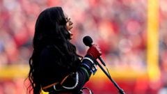 The singing of the National Anthem at a sporting event is always a special moment, but Ashanti&#039;s performance at the AFC Championship game was different.