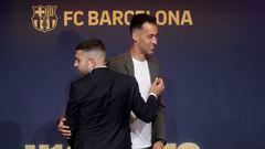 Jordi Alba y Sergio Busquets se han despedido del Barça y han quedado libres.
