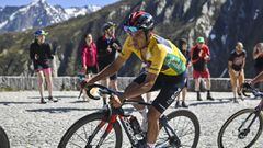 Carapaz, en la &uacute;ltima etapa de la Vuelta a Suiza.