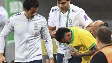 Neymar se va llorando