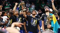 Despite this being Steph Curry’s fourth NBA Championship title, it’s his first time to win NBA Finals MVP, an award given only in the postseason.