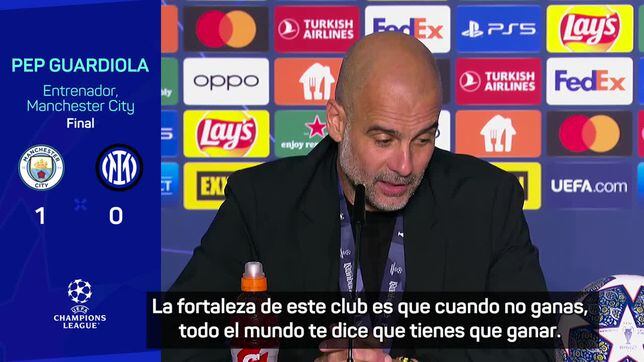 Guardiola: “Que el Madrid no se confíe, que ya estamos a 13 de ellos”