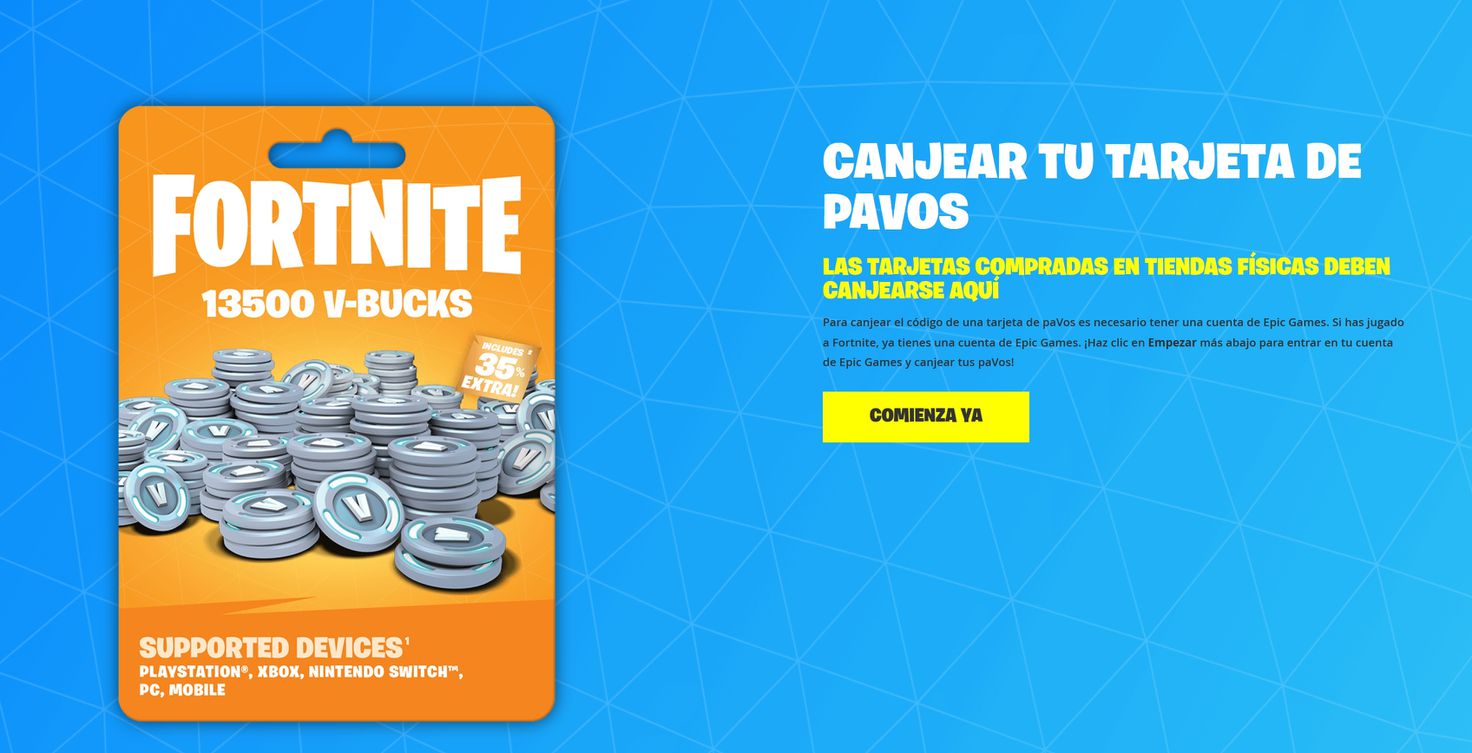 Códigos de paVos y skins en Fortnite cómo y dónde canjearlos (2024