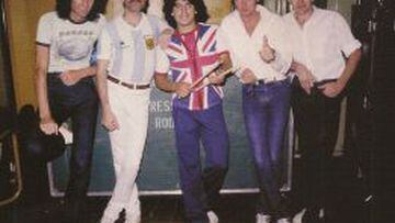Maradona y Queen coincideron en Argentina en 1981. 