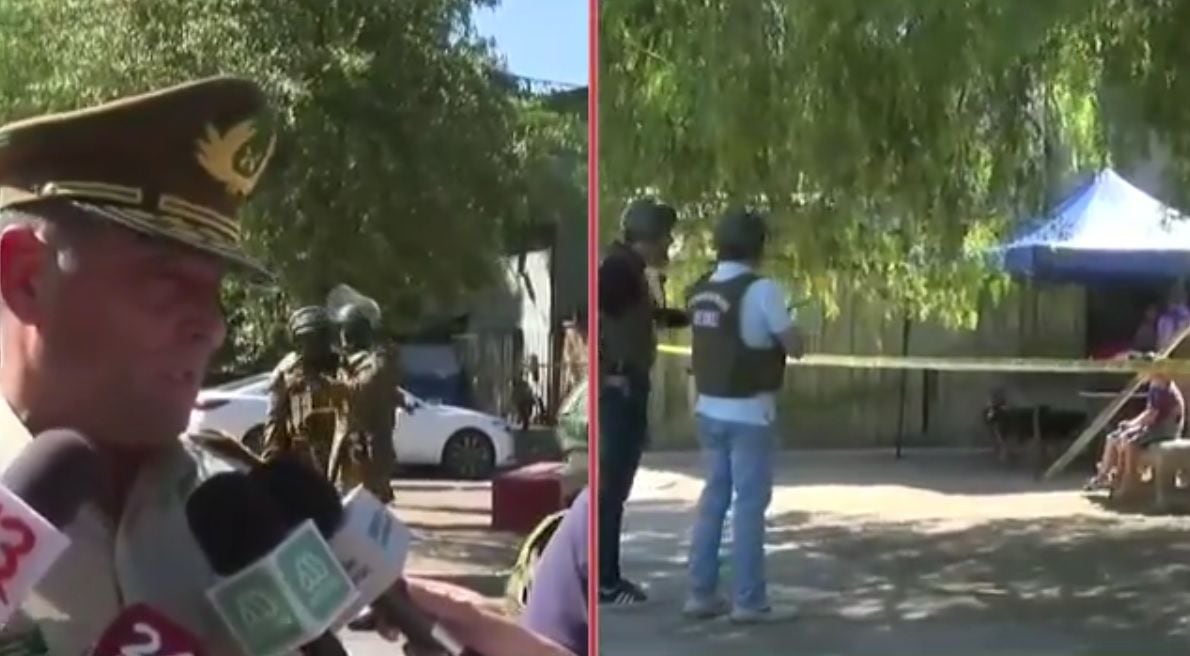 Balacera en Quilicura terminó con un carabinero herido: fue cerca de un local de votación