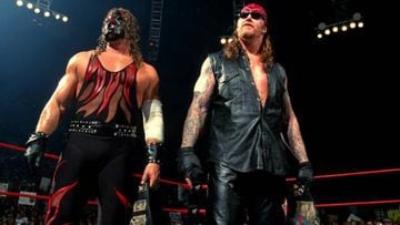 Kane y Undertaker cuando tenía su feudo de 'hermanos de la destrucción'.