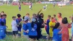 ¡Uno trató de acuchillar al otro!: la pelea de padres en un torneo infantil que impacta a todos