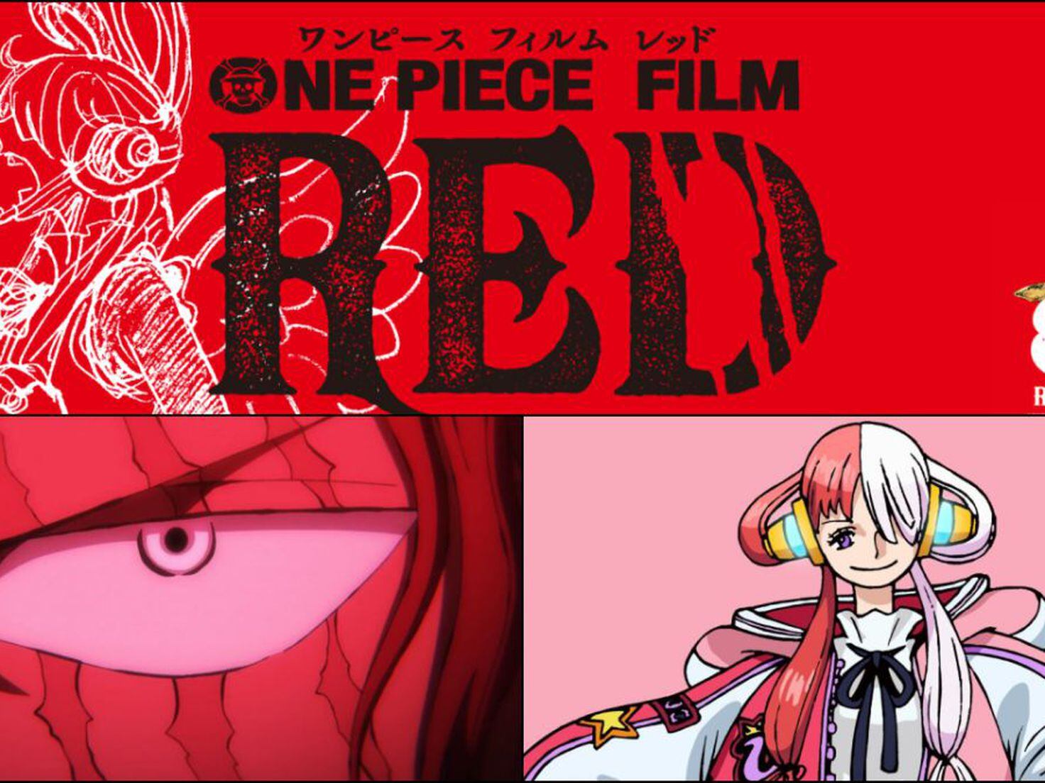 Qué personajes de la serie aparecen en 'One Piece Film: Red'?