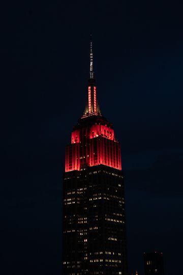 El Empire State se ilumina en homenaje a Bayern Munich FC