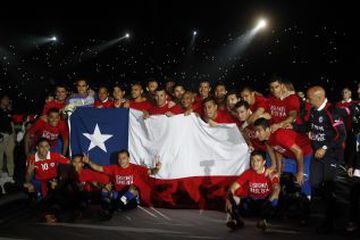 15 de octubre de 2013: Chile vence 2-1 a Ecuador en el estadio Nacional y clasifica a la Copa del Mundo Brasil 2014.