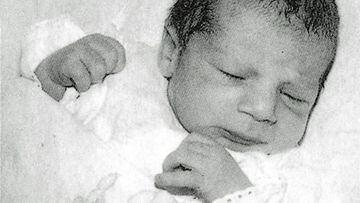 Zinedine Zidane the third of five children, here he is during his first moments of life. Years later, he'd be known all over the world.