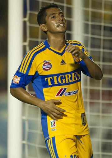 El "Patrullero" llegó a Tigres de la UANL procedente de Pachuca para disputar el Clausura 2011. El habilidoso extremo mexicano no se pudo consolidar con los felinos y únicamente jugó 48 partidos con ellos. Hernández salió a León y encontró ahí su mejor versión. 
