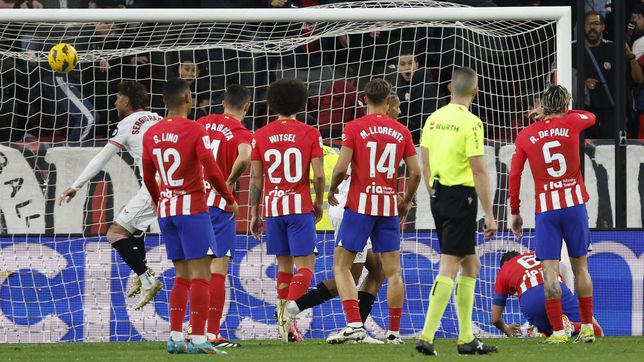 1x1 del Atlético: tarde negra en Sevilla, con lesión de Morata y un primer tiempo nefasto