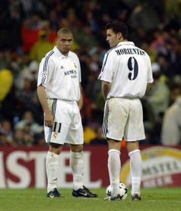 In 2002 he found himself competing with new signing Ronaldo for a place in the side.