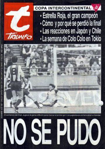 Colo Colo es el único equipo chileno que ha jugado una final de Copa Intercontinental o Mundial de Clubes. 