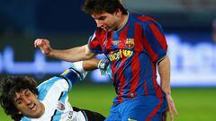 Lionel Messi batió a Federico Vilar en el Mundial de Clubes de 2009.