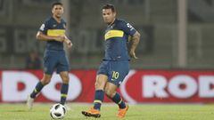 Edwin Cardona durante el partido entre Boca Juniors y Gimnasia por Copa Argentina