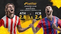 Athletic Club vs. FC Barcelona: horario, TV, estadísticas, clasificación y pronósticos