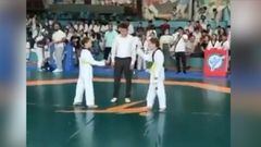 Dos hermanas llegan a una final de Taekwondo y hacen esto