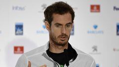 El tenista británico Andy Murray, durante una rueda de prensa.