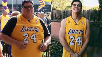 Un joven adelgaza 80 kilos en un año inspirándose en la figura de Kobe Bryant