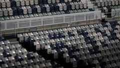 Tennis - Australian Open - Melbourne Park, Melbourne, Australia, February 13, 2021 General view of empty seats. The tournament continues without crowds today after the state of Victoria was placed under a snap lockdown from Friday to contain a fresh outbr