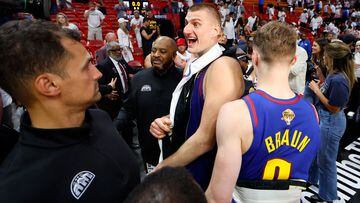Denver Nuggets’ Nikola Jokic notched a historic triple-double, setting an NBA post season record for the second game in a row.