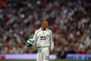 David Beckham won only one league title in four years with Real Madrid.