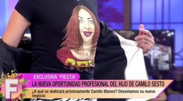Las nuevas camisetas de Camilo Blanes que siembran la polémica / Telecinco.