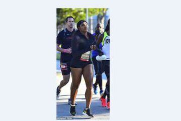 Serena Williams realiza running para preparar la temporada 2015 de la WTA.