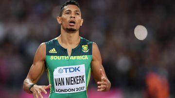 Van Niekerk se lesiona de la espalda y dice adiós a 2017