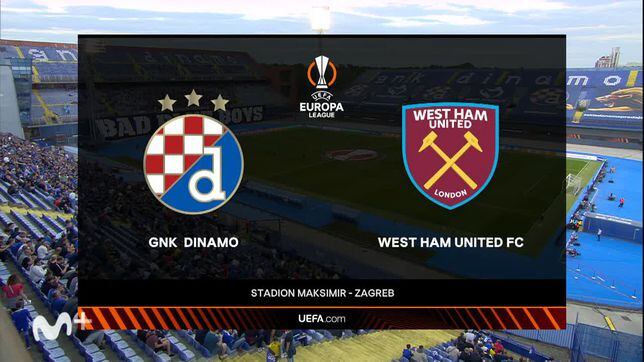 Resumen y goles del Dinamo Zagreb vs. West Ham del Grupo H de Europa League