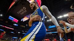 Stephen Curry sufre una lesión en su pierna izquierda y se perderá varias semanas. Palo tremendo para los Warriors, en plena lucha por entrar en playoffs.