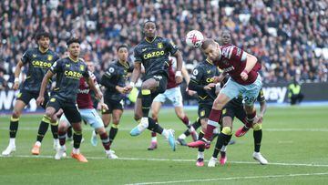 Jhon Durán, cerca del gol en empate de Aston Villa ante West Ham