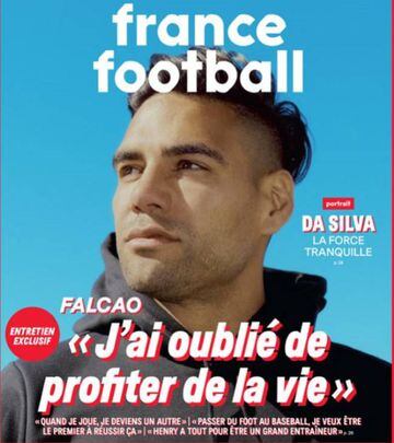 Falcao García, portada de France Football: "Me olvidé de disfrutar la vida",