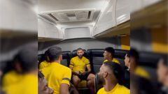 Incómodo momento de Benzema con sus compañeros en Arabia