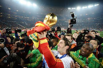 Sergio Ramos lifted the World Cup with Spain. 