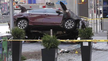 El coche estrellado que atropell&oacute; a 23 personas en Times Square