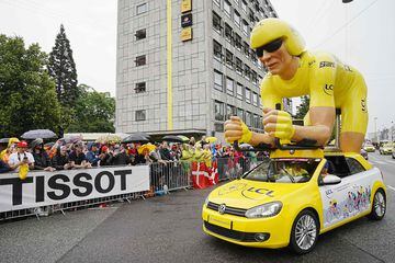 Seguidores en Copenhague disfrutando de la primera etapa del Tour de Francia 2022.
