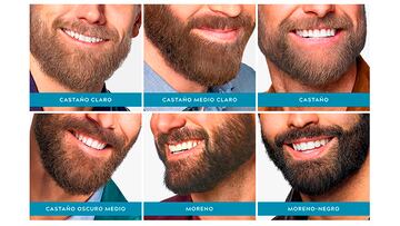 Estos son los tonos en los que se puede teñir la barba.